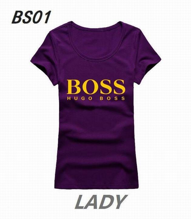 BOSS short round collar T woman S-XL-056